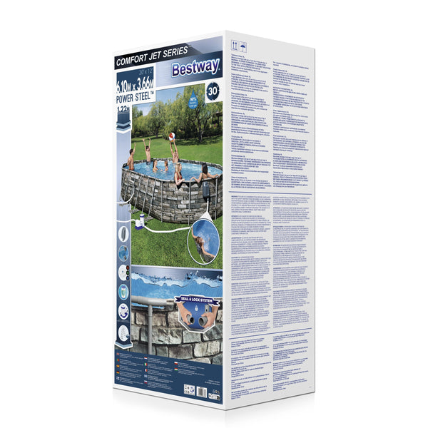Bestway Pool Komplett-Set 610x366x122cm