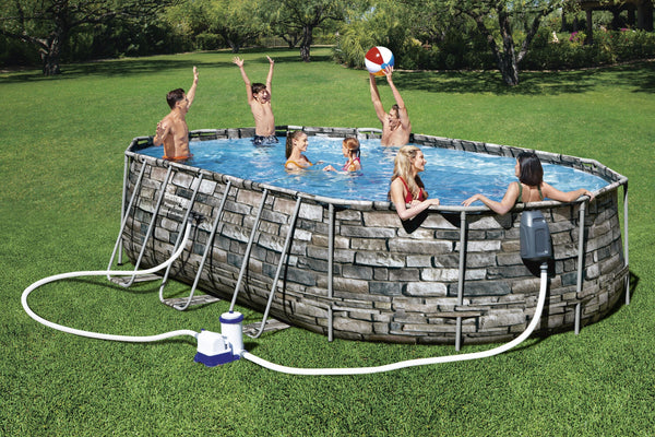 Bestway Pool Komplett-Set 610x366x122cm