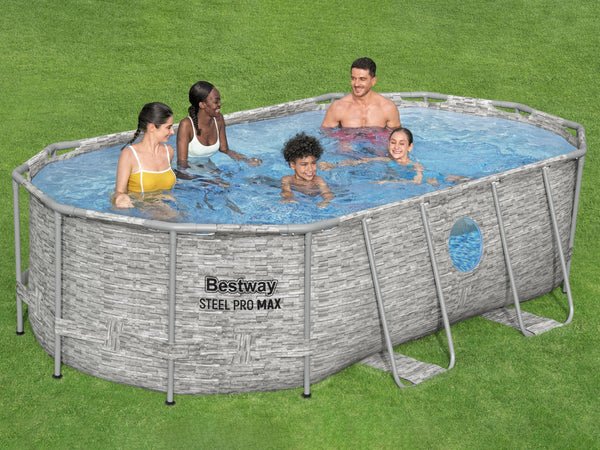Bestway Swimming Pool Komplett-Set 427 x 250 x 100