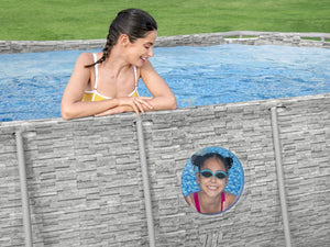 Bestway Swimming Pool Komplett-Set 427 x 250 x 100
