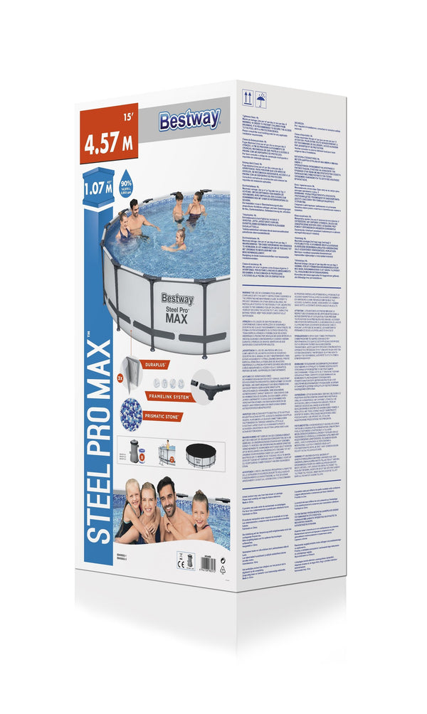 Bestway Pool Komplett-Set 457x107 cm