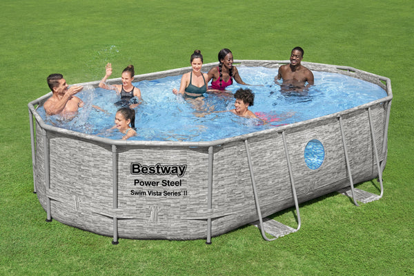 Swimming Pool Komplett-Set 488 x 305 cm