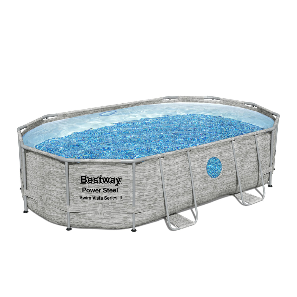 Piscina set completo 488 x 305 cm 