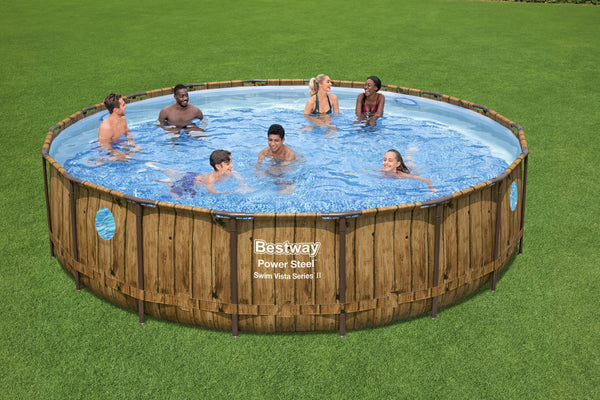 Swimming Pool Komplett-Set 549 x 122 cm