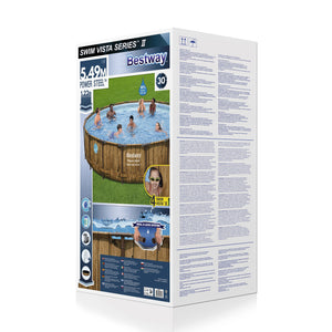 Swimming Pool Komplett-Set 549 x 122 cm