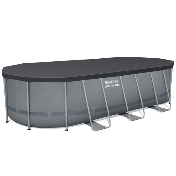 Bestway Pool Komplett-Set grau 549 x 274 x 122 cm