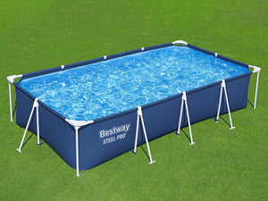 Swimming Pool Set mit Stahlrahmen (400 x 211 x 81 cm)