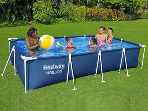 Swimming Pool Set mit Stahlrahmen (400 x 211 x 81 cm)