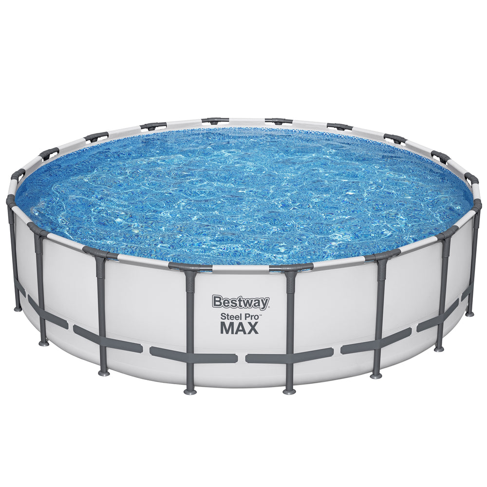 Set completo piscina Bestway grigio chiaro 549 x 132 cm