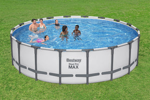 Bestway Pool Komplett-Set hellgrau 549 x 132 cm