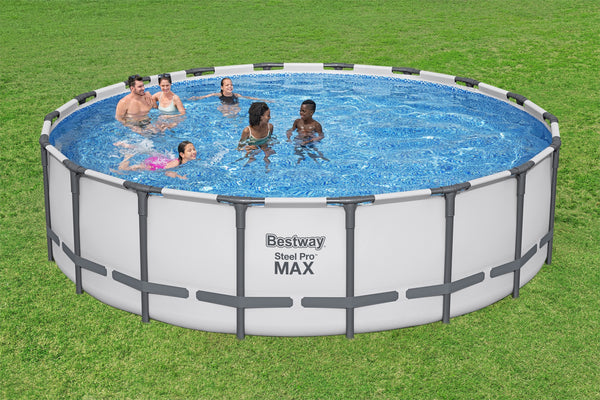 Bestway Pool Komplett-Set hellgrau 549 x 132 cm
