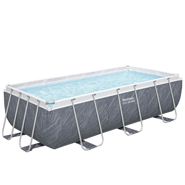 Bestway Swimming Pool Komplett-Set 404 x 201 x 100 cm
