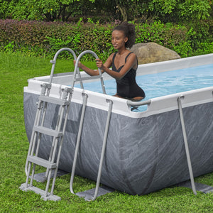 Bestway Swimming Pool Komplett-Set 404 x 201 x 100 cm