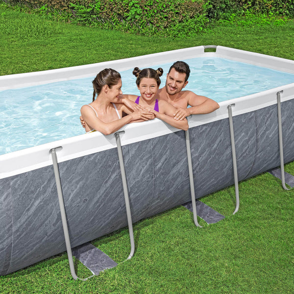 Bestway Swimming Pool Komplett-Set 404 x 201 x 100 cm