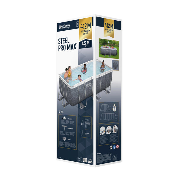 Bestway Swimming Pool Komplett-Set 412 x 201 x 122 cm