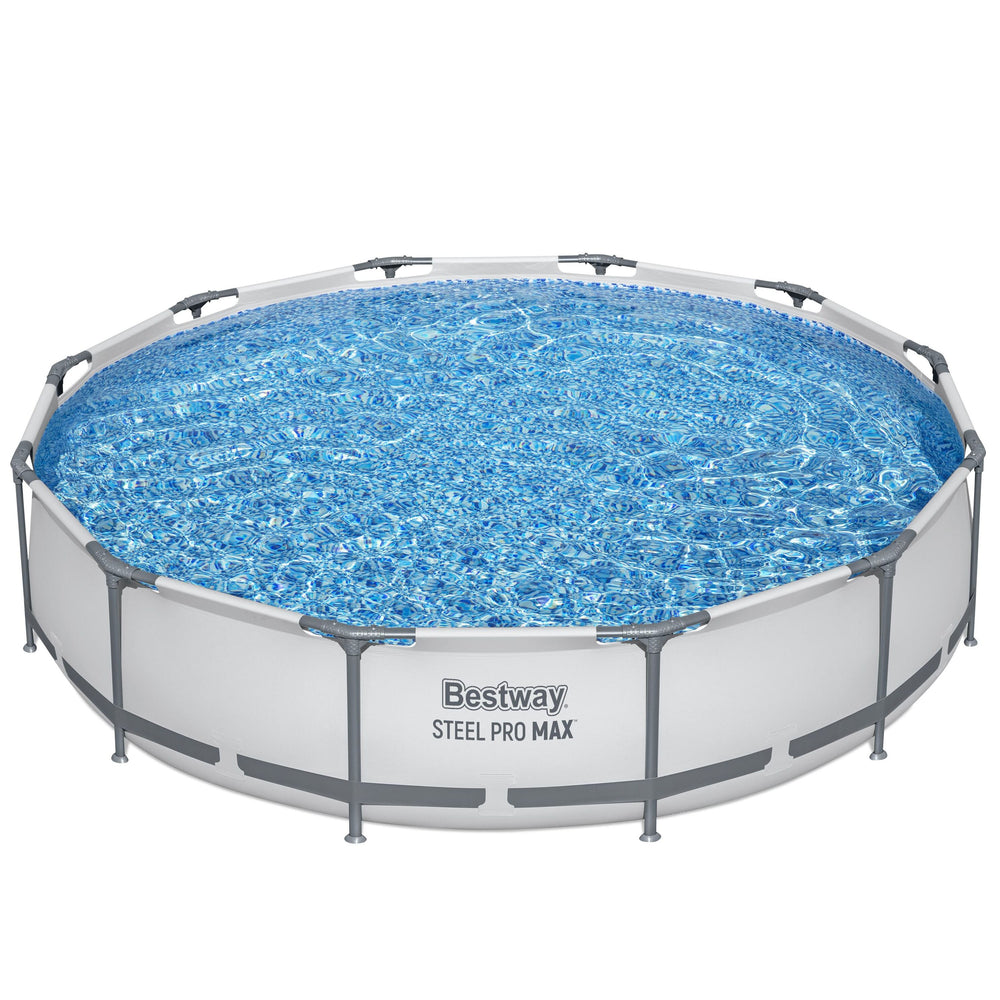 Set piscina con struttura in acciaio (366 x 76 cm)