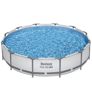 Swimming Pool Set mit Stahlrahmen (366 x 76 cm)