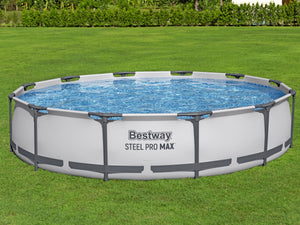 Swimming Pool Set mit Stahlrahmen (366 x 76 cm)