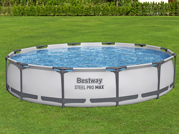 Swimming Pool Set mit Stahlrahmen (366 x 76 cm)