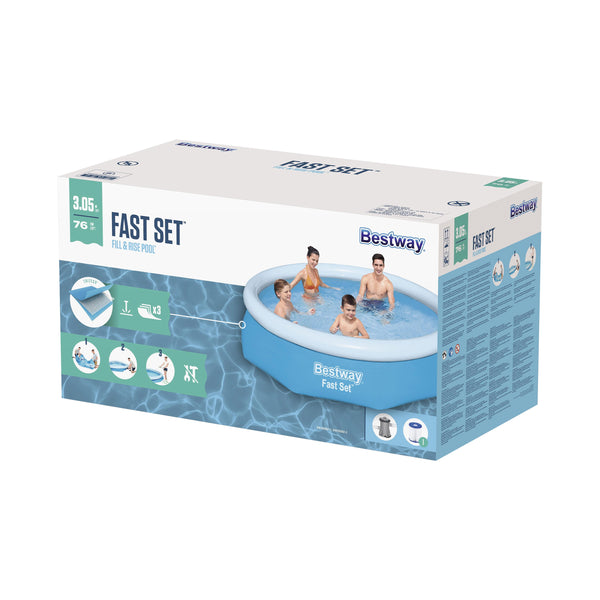 Swimming Pool mit Filterpumpe - Bestway (305 x 76 cm)