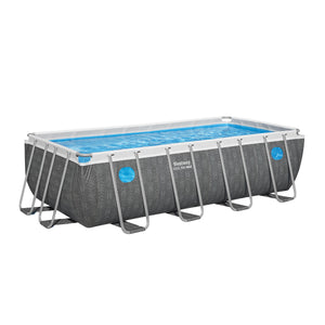 Bestway Pool Komplett-Set Splashview Rattan-Optik 488 x 244 x 122 cm