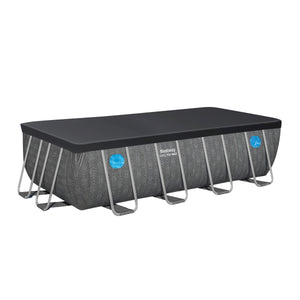 Bestway Pool Komplett-Set Splashview Rattan-Optik 488 x 244 x 122 cm