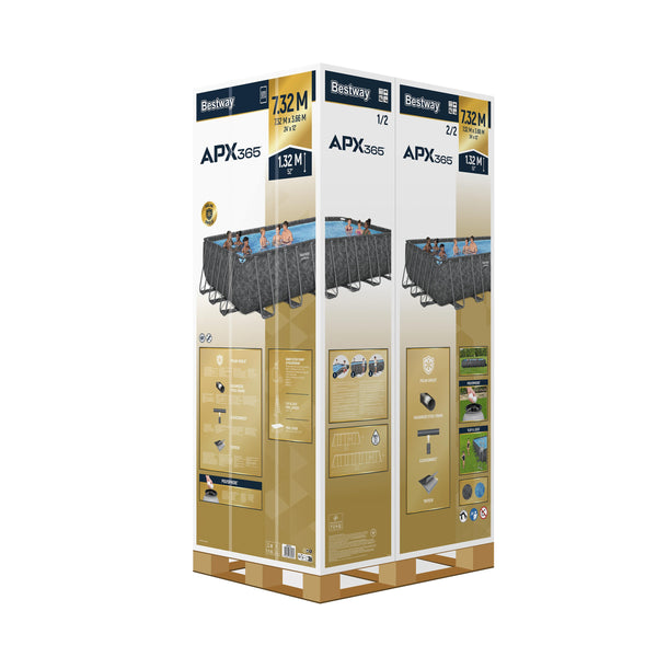 Bestway Pool Komplett-Set APX365 732 x 366 x 132 cm