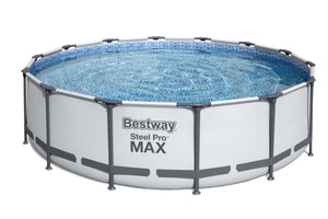 Bestway Pool Komplett-Set hellgrau 427 x 107 cm