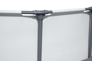 Bestway Pool Komplett-Set hellgrau 427 x 107 cm
