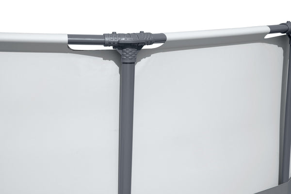 Bestway Pool Komplett-Set hellgrau 427 x 107 cm