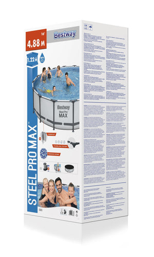 Bestway Swimming Pool Komplett-Set 488 x 122 cm