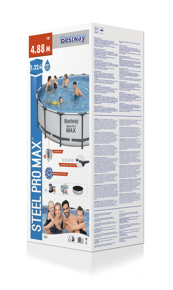 Bestway Swimming Pool Komplett-Set 488 x 122 cm