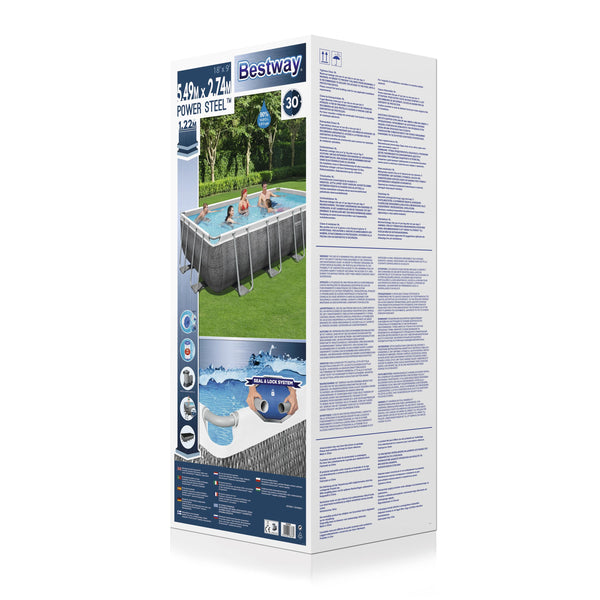 Bestway Pool Komplett-Set 549 x 274 x 122 cm