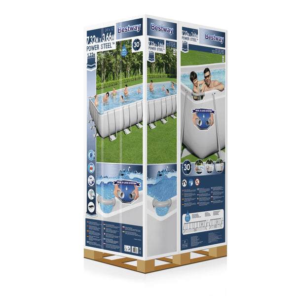 Bestway Pool Komplett-Set 732 x 366 x 132 cm