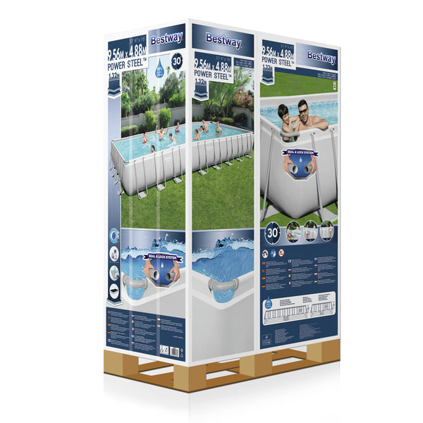 Swimming Pool Komplett-Set (956x488x132 cm)