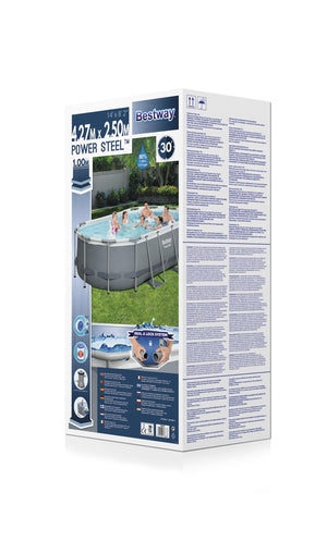 Bestway Swimming Pool Komplett-Set 424 x 250 x 100 cm