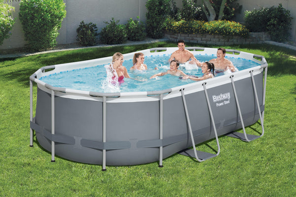 Bestway Swimming Pool Komplett-Set 424 x 250 x 100 cm
