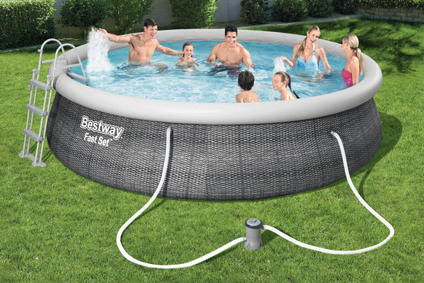 Bestway Swimming Pool Komplett-Set 457 x 107 cm