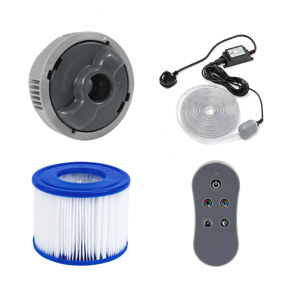 Bestway Whirlpool Lay-Z-Spa HOLLYWOOD LED 6 Personen