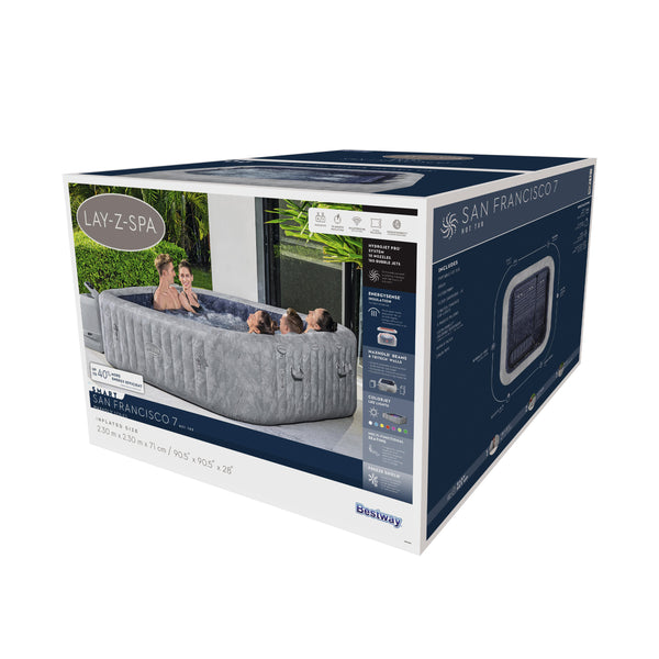 Bestway Whirlpool Lay-Z-Spa SAN FRANCISCO HydroJet Pro