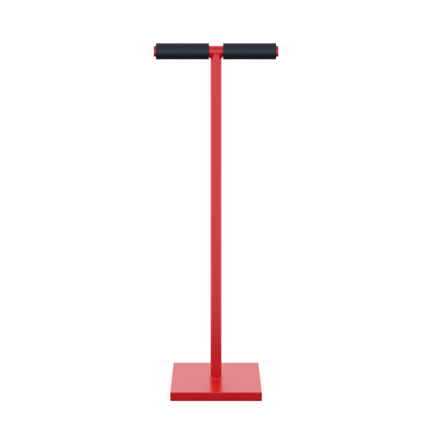 Betonstampfer Eisen 20 x 20 cm rot/schwarz