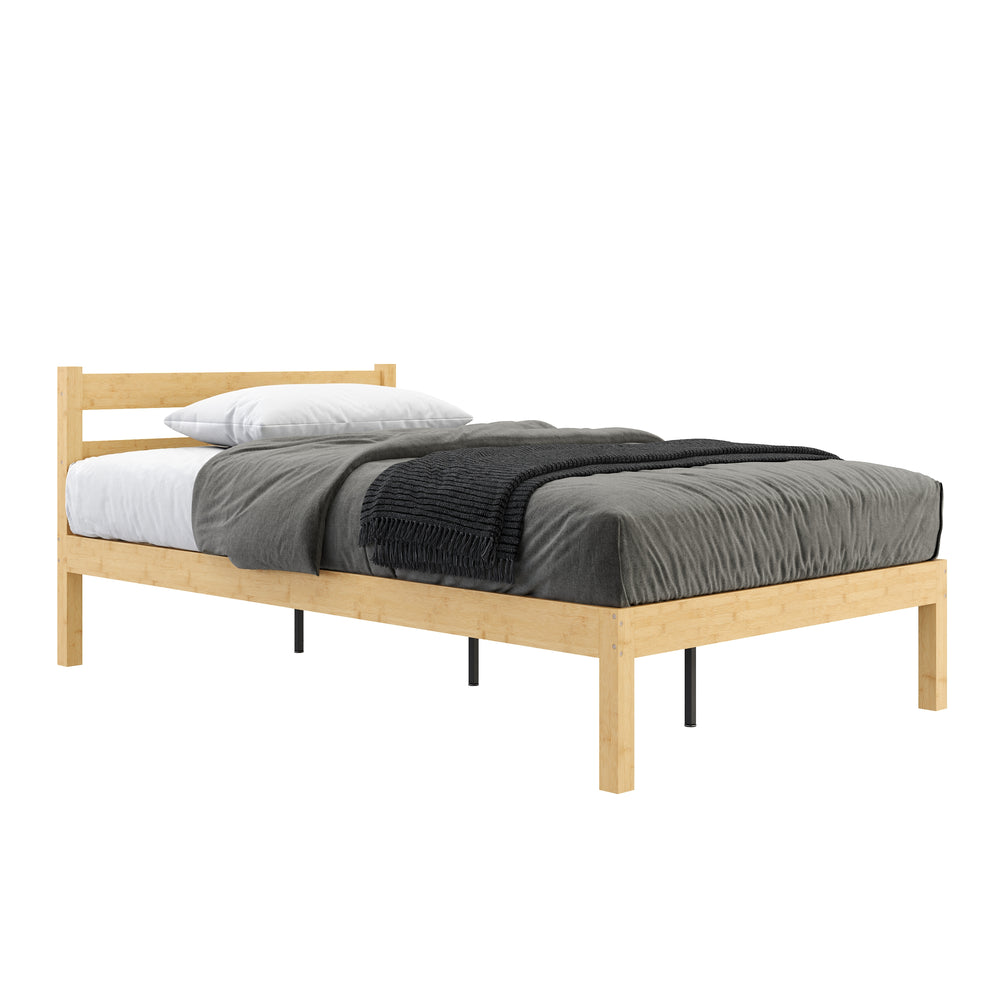 Bambusbett ARBORA 120 x 200 cm natur
