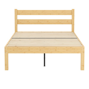 Bambusbett ARBORA 120 x 200 cm natur