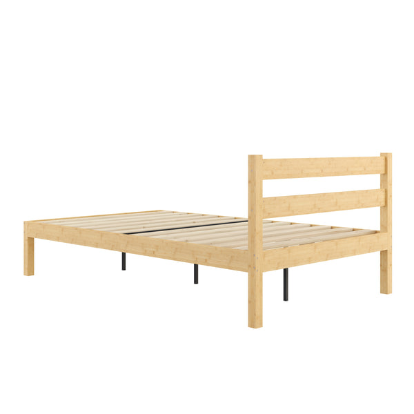 Bambusbett ARBORA 120 x 200 cm natur