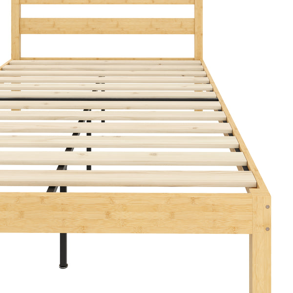Bambusbett ARBORA 120 x 200 cm natur