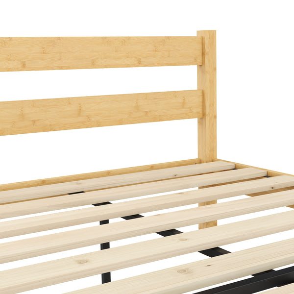 Bambusbett ARBORA 120 x 200 cm natur