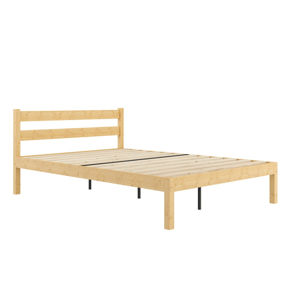 Bambusbett ARBORA 140 x 200 cm natur