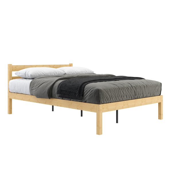 Bambusbett ARBORA 140 x 200 cm natur