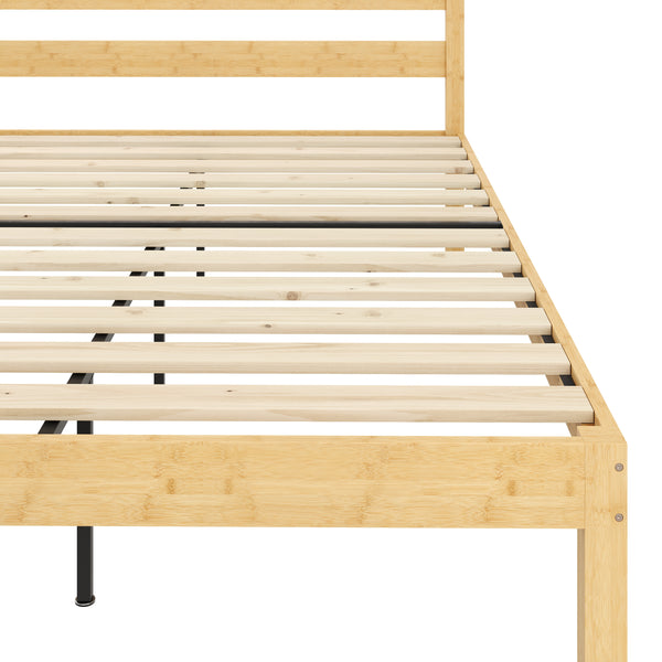 Bambusbett ARBORA 140 x 200 cm natur