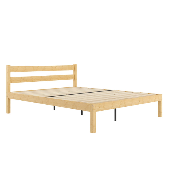 Bambusbett ARBORA 160 x 200 cm natur